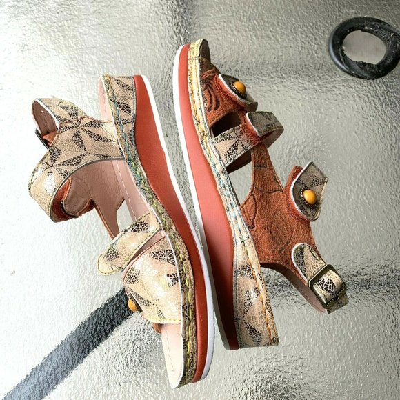 Spring Step L'ARTISTE Leather Sandals US 7 - Picture 5 of 8